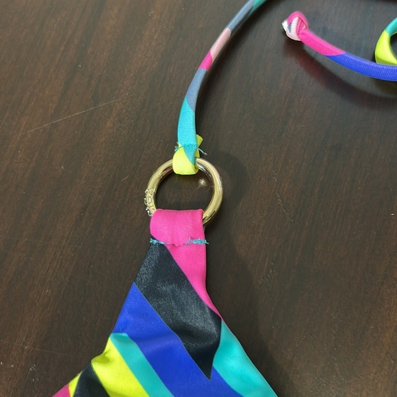 RELLECIGA Women's Cheeky Bikini Bottom Push up Triangle Bikini Swimsuit Neon - Picture 6 of 15